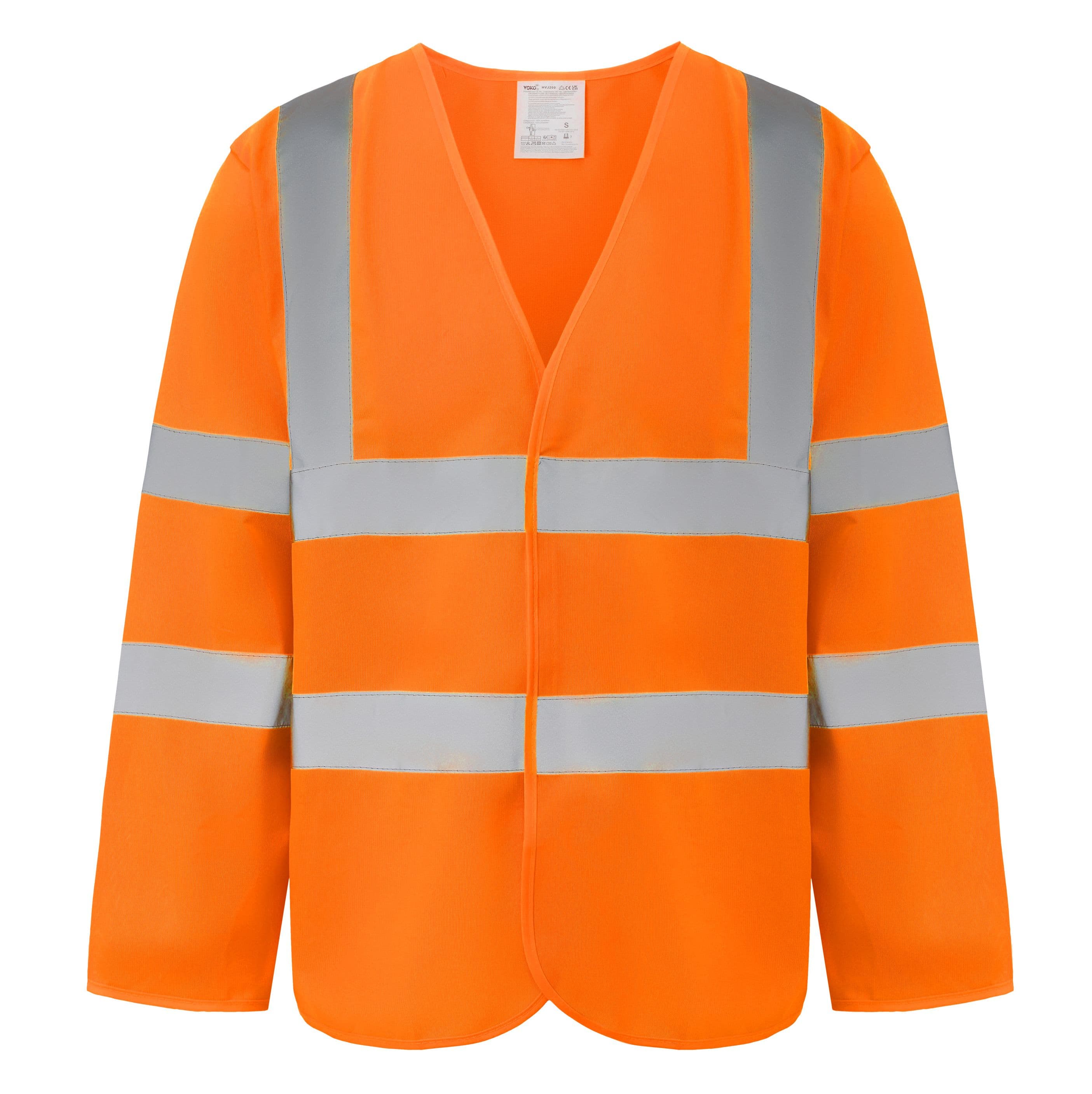 Veste de sécurité manches longues HI VIS ORANGE