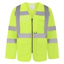 YOKO Veste de sécurité multi-poches manches longues HI VIS YELLOW