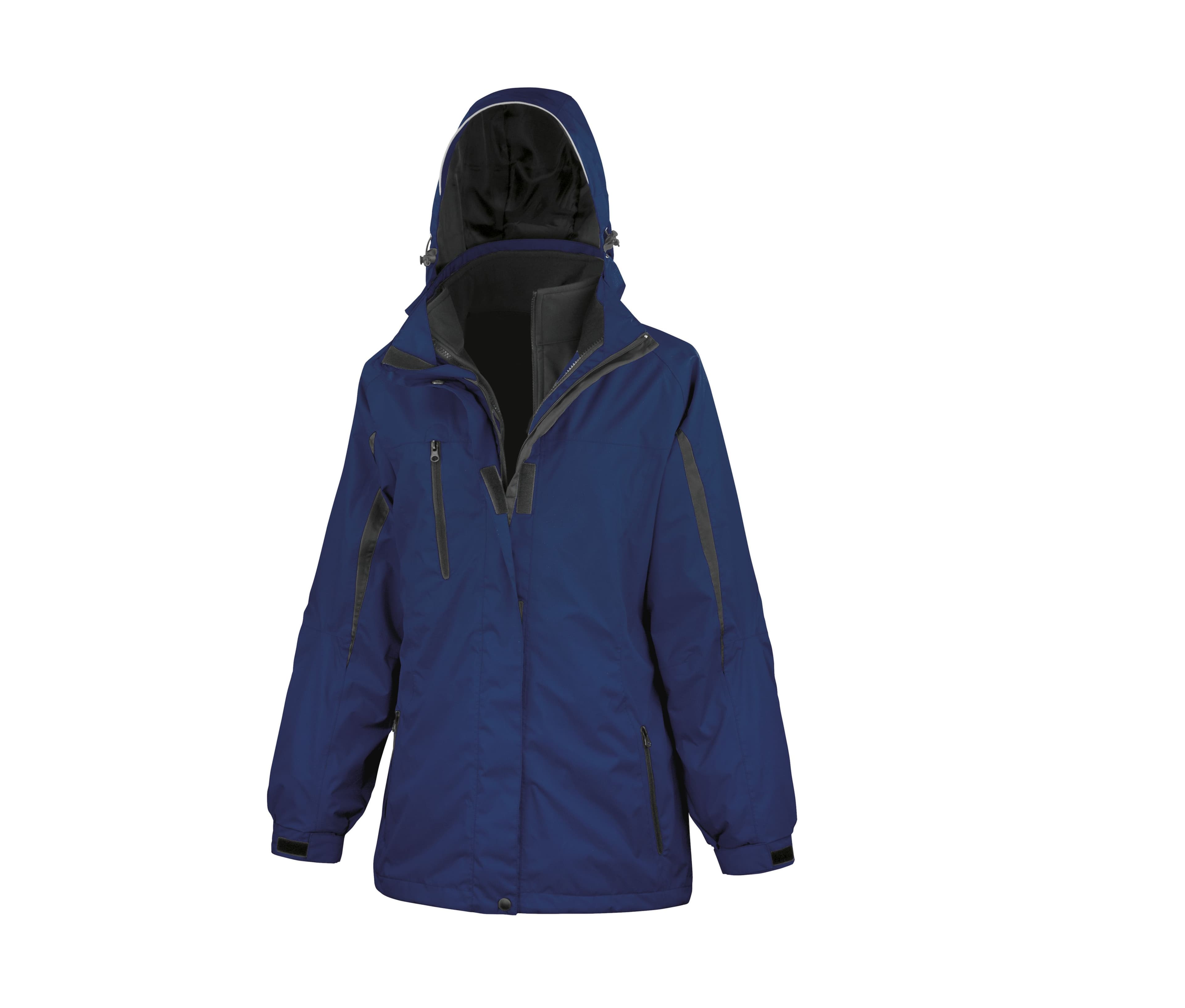 Parka femme 3 en 1 avec Softshell NAVY/BLACK