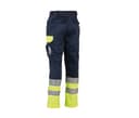 HEROCK Pantalon haute visibilité NAVY/FLUO YELLOW