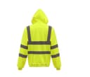 YOKO Sweat capuche zippé haute visibilité HI VIS YELLOW