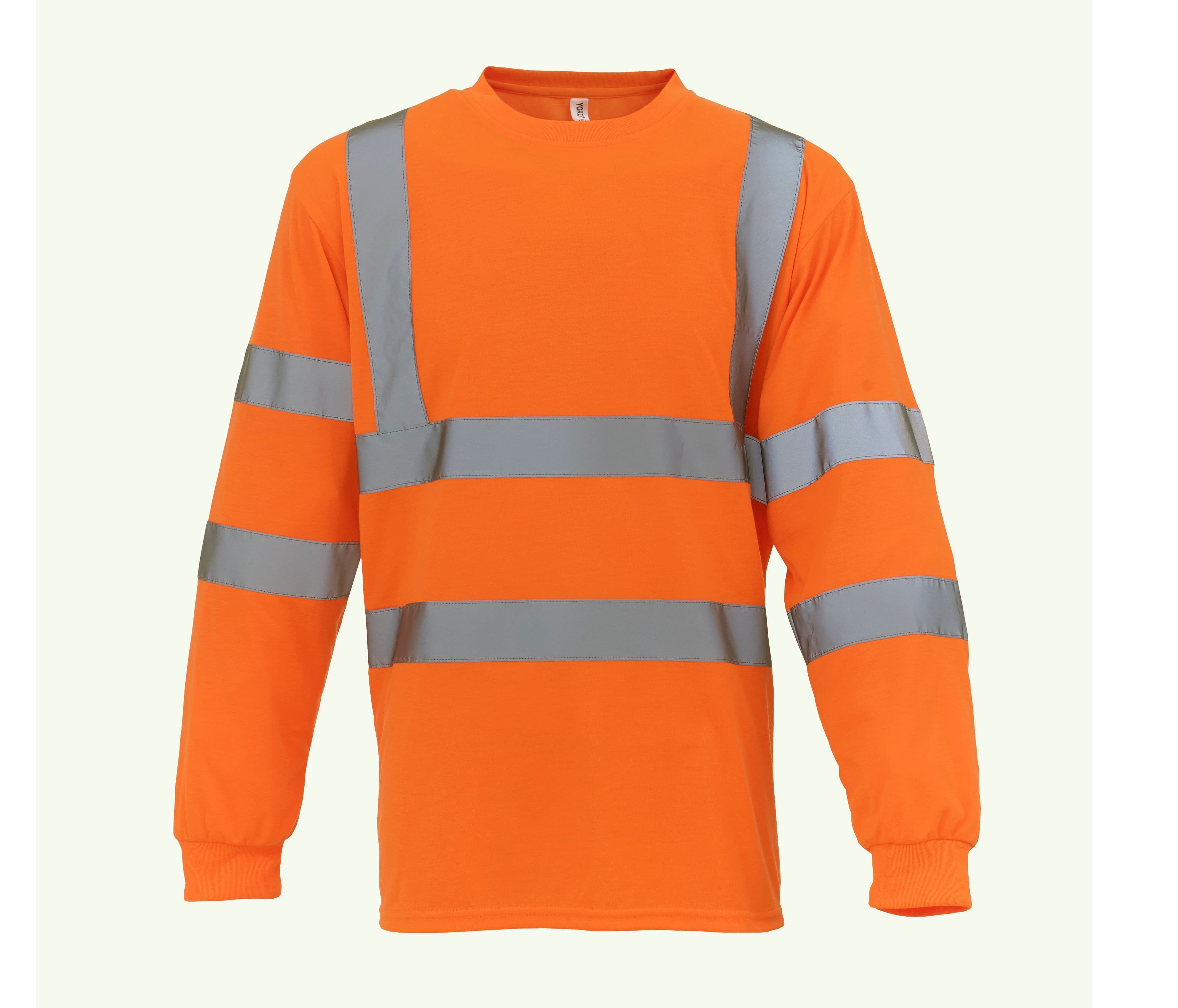 Tee-shirt manches longues haute visibilité HI VIS ORANGE