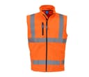 YOKO Bodywarmer Softshell haute visibilité HI VIS ORANGE
