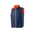 RESULT Bodywarmer réversible FLUORESCENT ORANGE/NAVY