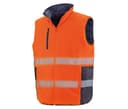 RESULT Bodywarmer réversible FLUORESCENT ORANGE/NAVY
