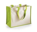 WESTFORD MILL Sac shopping en toile de jute APPLE GREEN