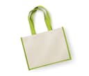 WESTFORD MILL Sac shopping en toile de jute APPLE GREEN