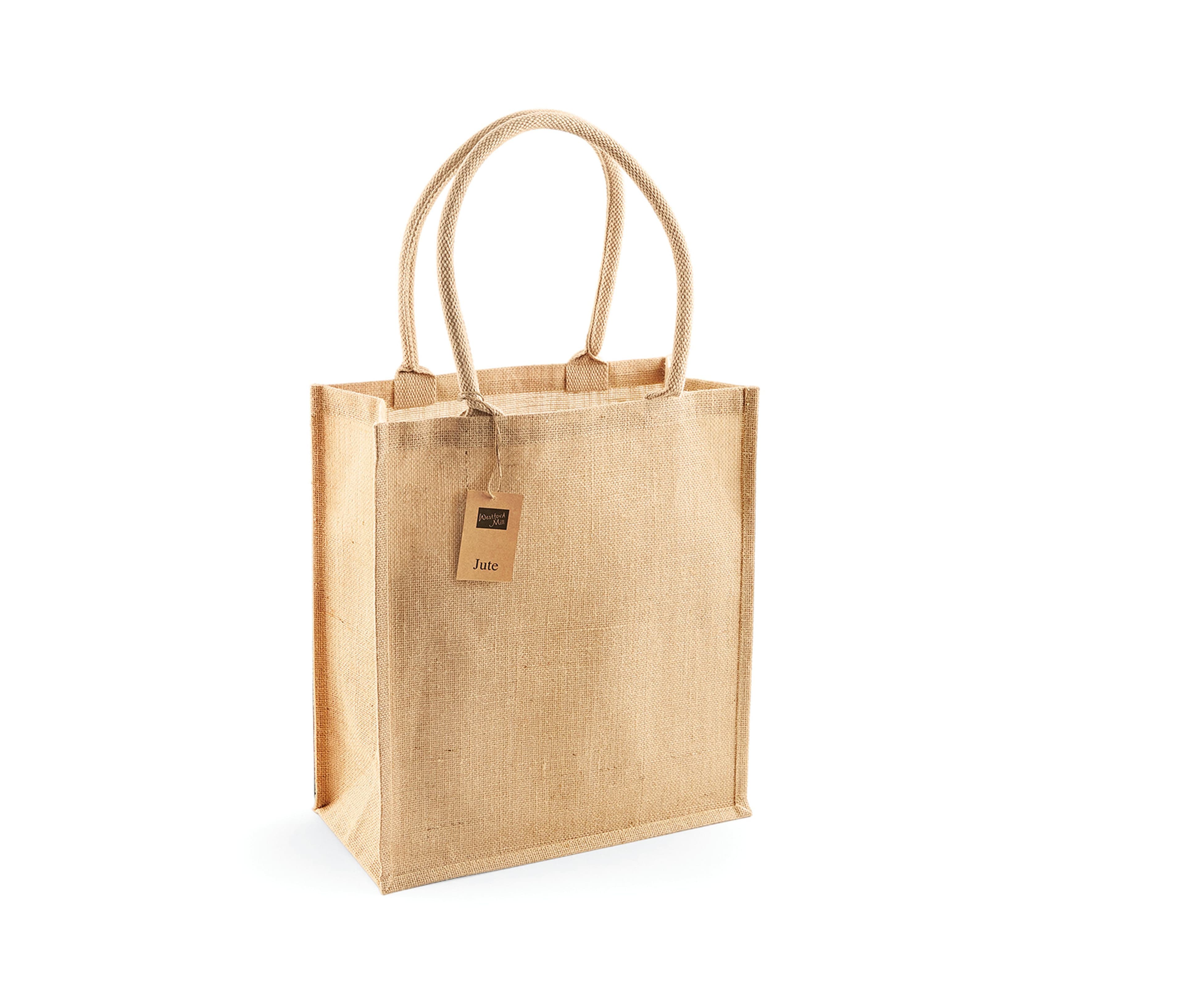 Sac shopping en toile de jute NATURAL