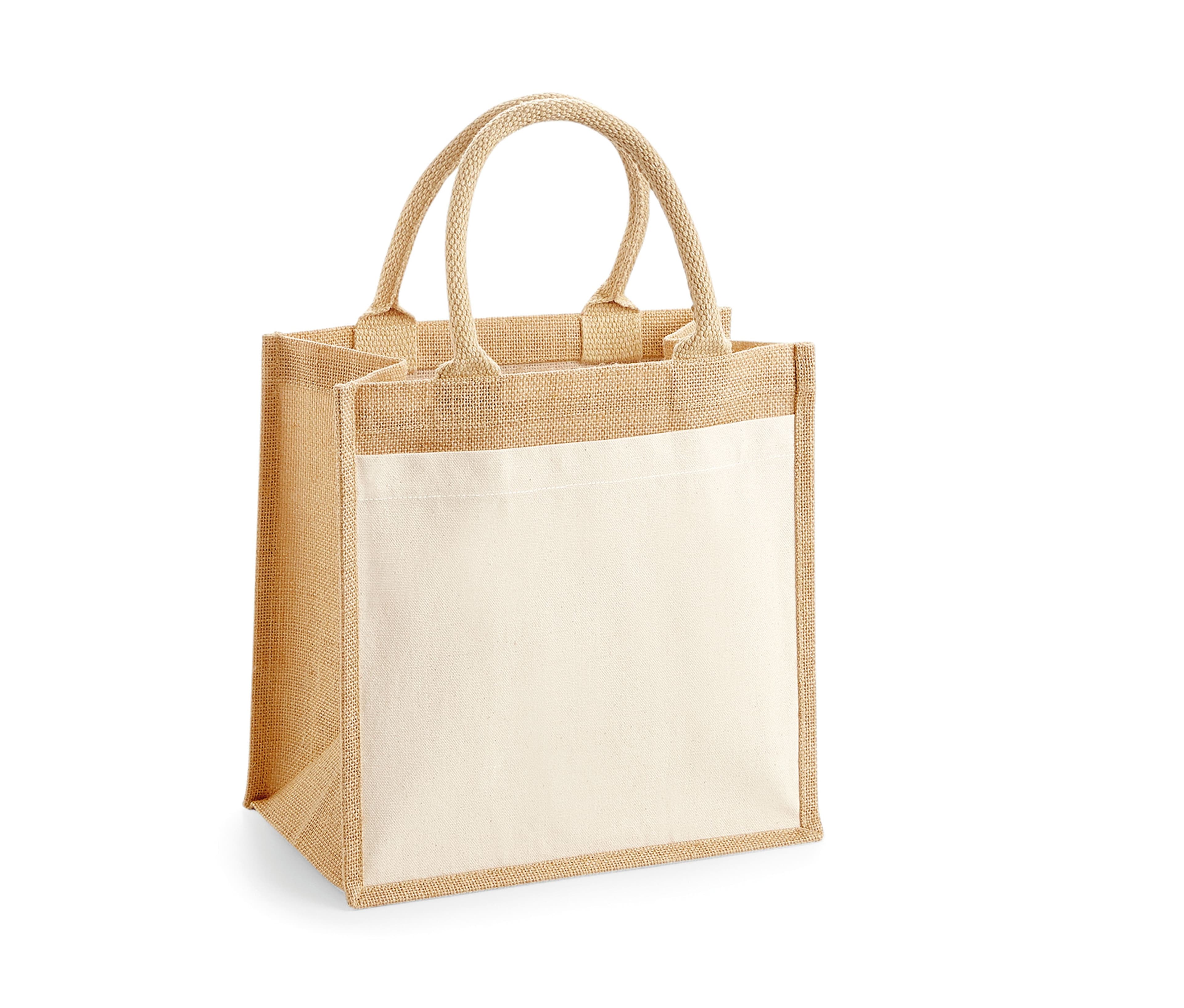 Sac shopping en toile de jute NATURAL