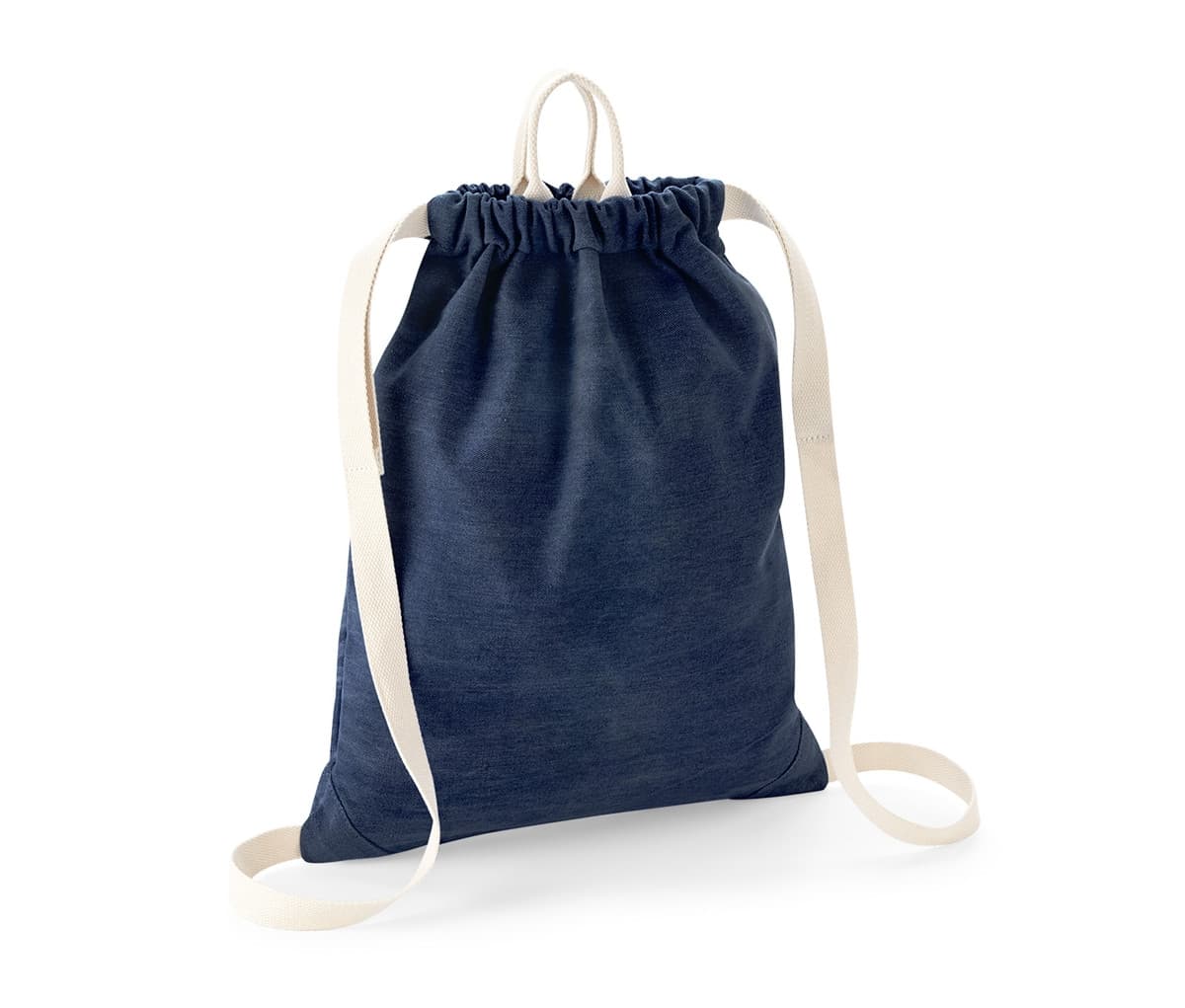 Sac de gym en denim  DENIM BLUE