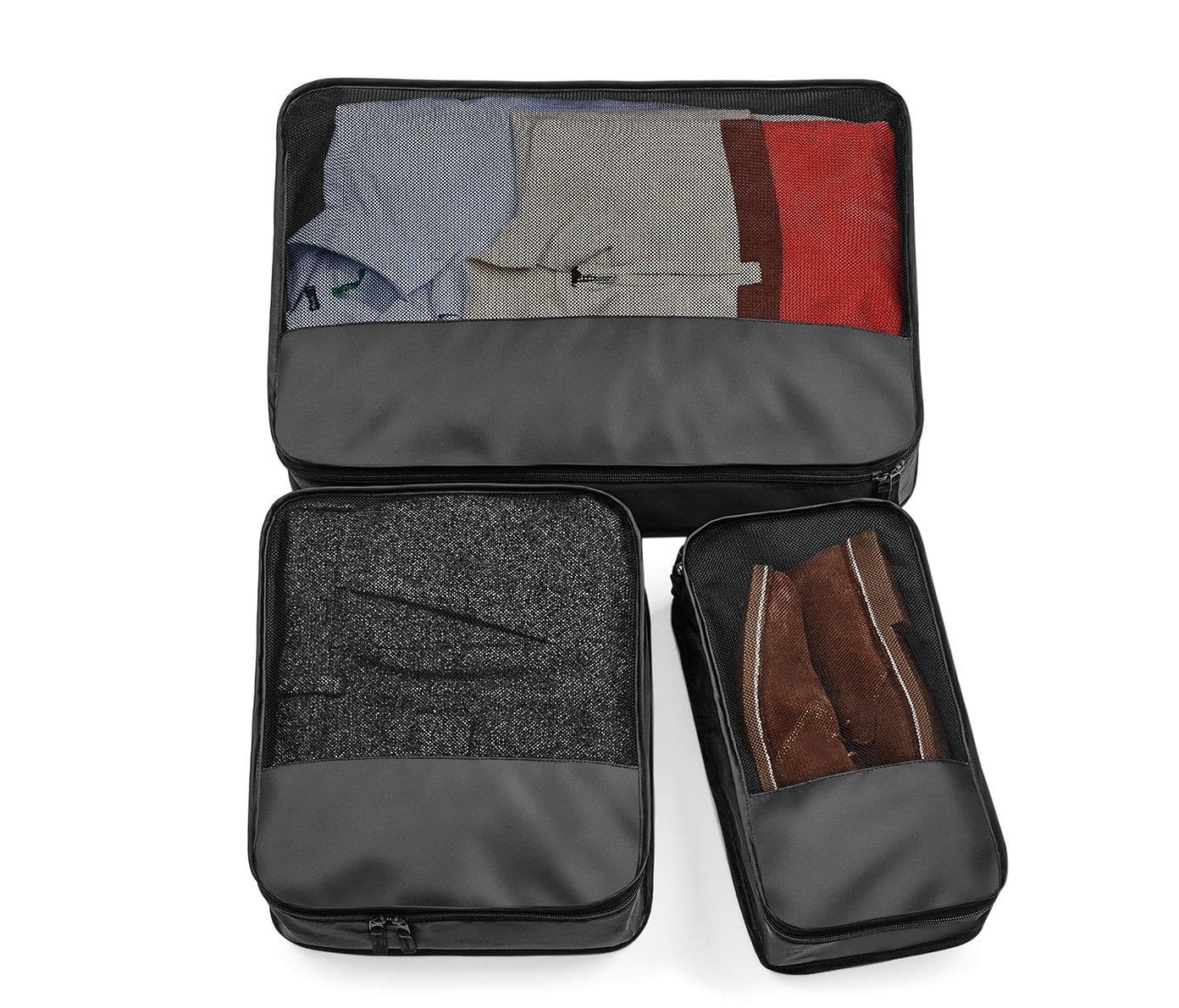 Lot de 3 pochettes BLACK