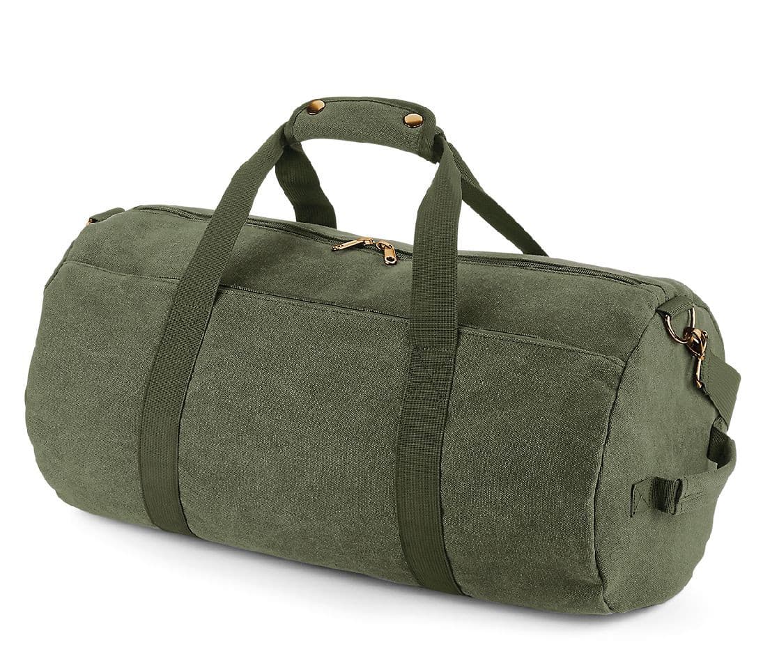 Sac polochon en toile Vintage VINTAGE MILITARY GREEN