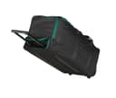 BLACK&MATCH Grand sac avec roulettes BLACK/KELLY GREEN