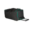 BLACK&MATCH Grand sac avec roulettes BLACK/KELLY GREEN