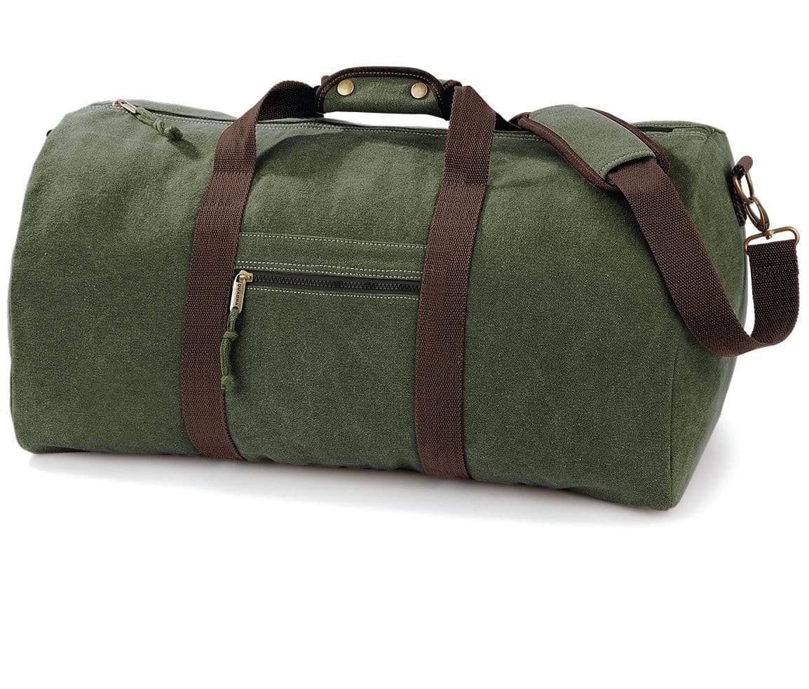 Sac de voyage canvas VINTAGE MILITARY GREEN