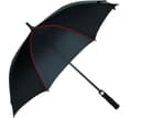 BLACK&MATCH Parapluie BLACK/RED