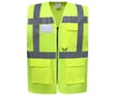YOKO Gilet multi-fonction haute sécurité HI VIS YELLOW