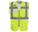 YOKO Gilet haute visibilité maille filet HI VIS YELLOW