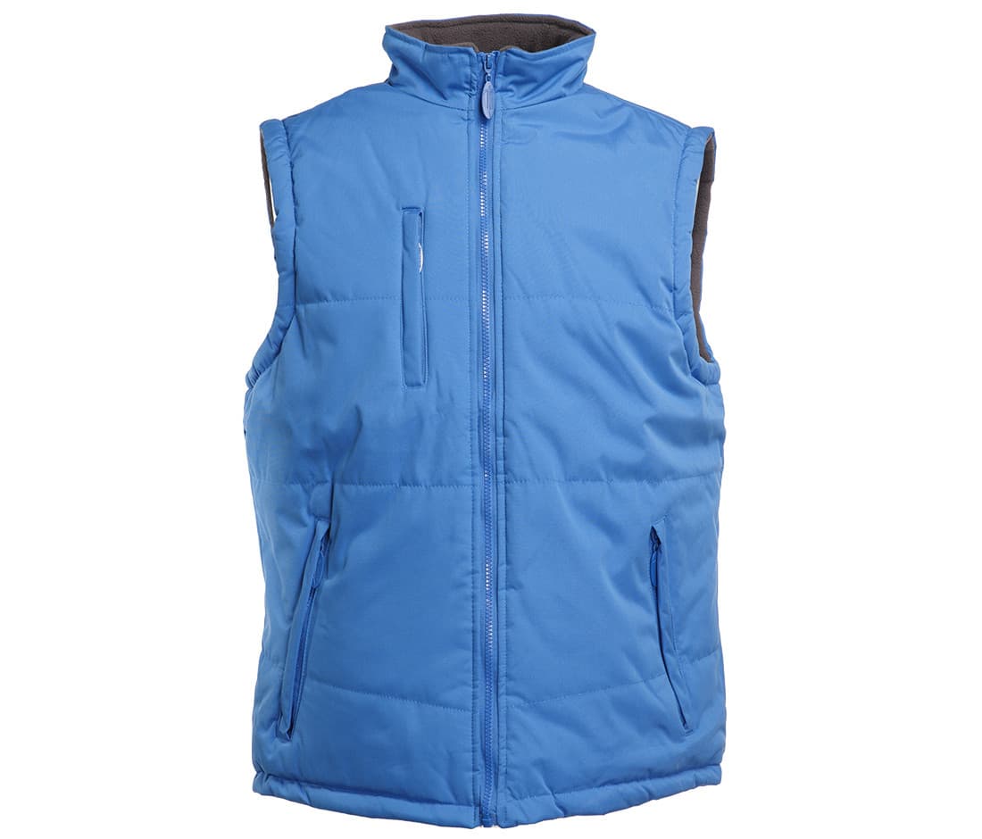 Bodywarmer matelassé et polaire ROYAL BLUE