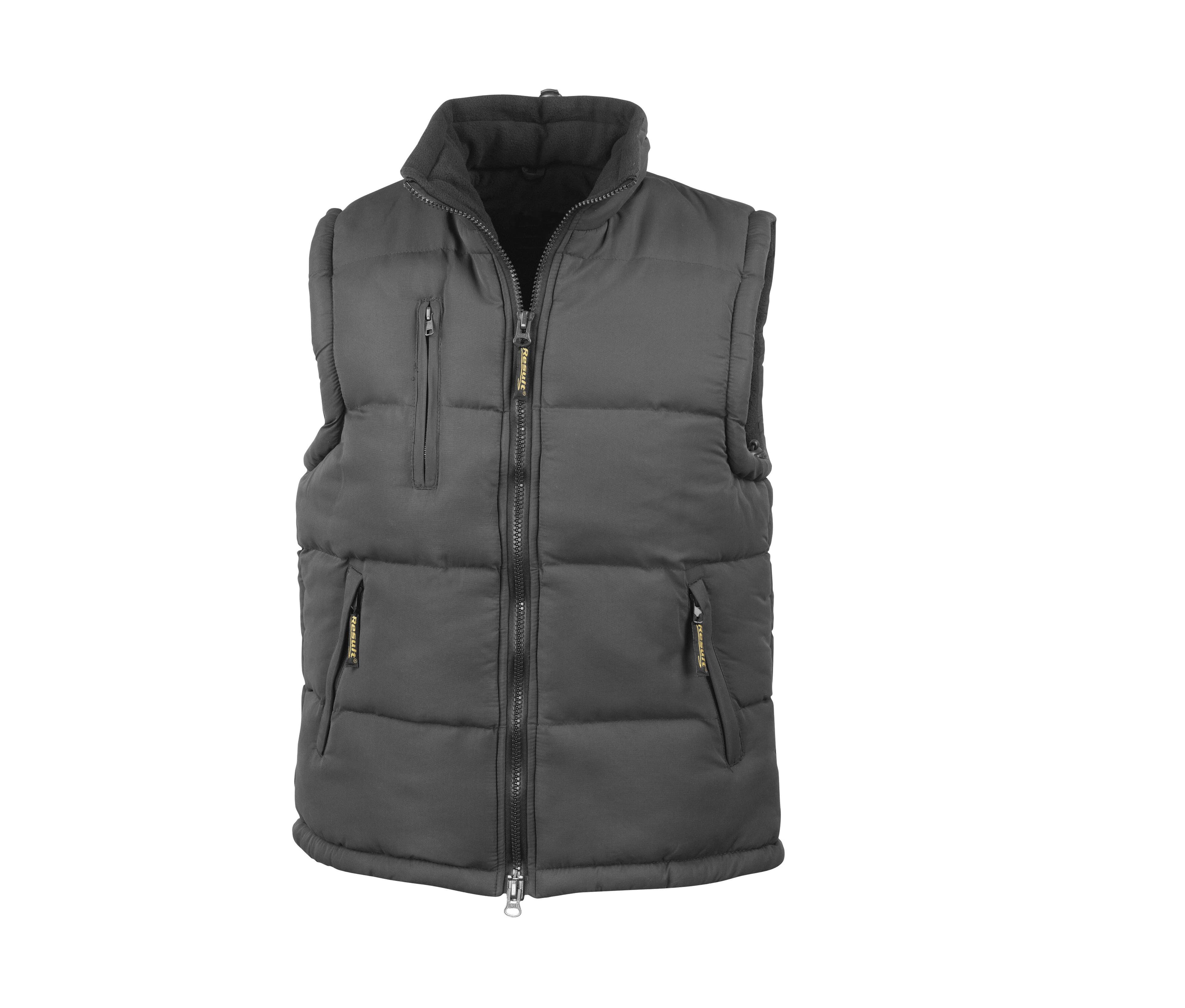 Bodywarmer microfibre doublé polaire BLACK