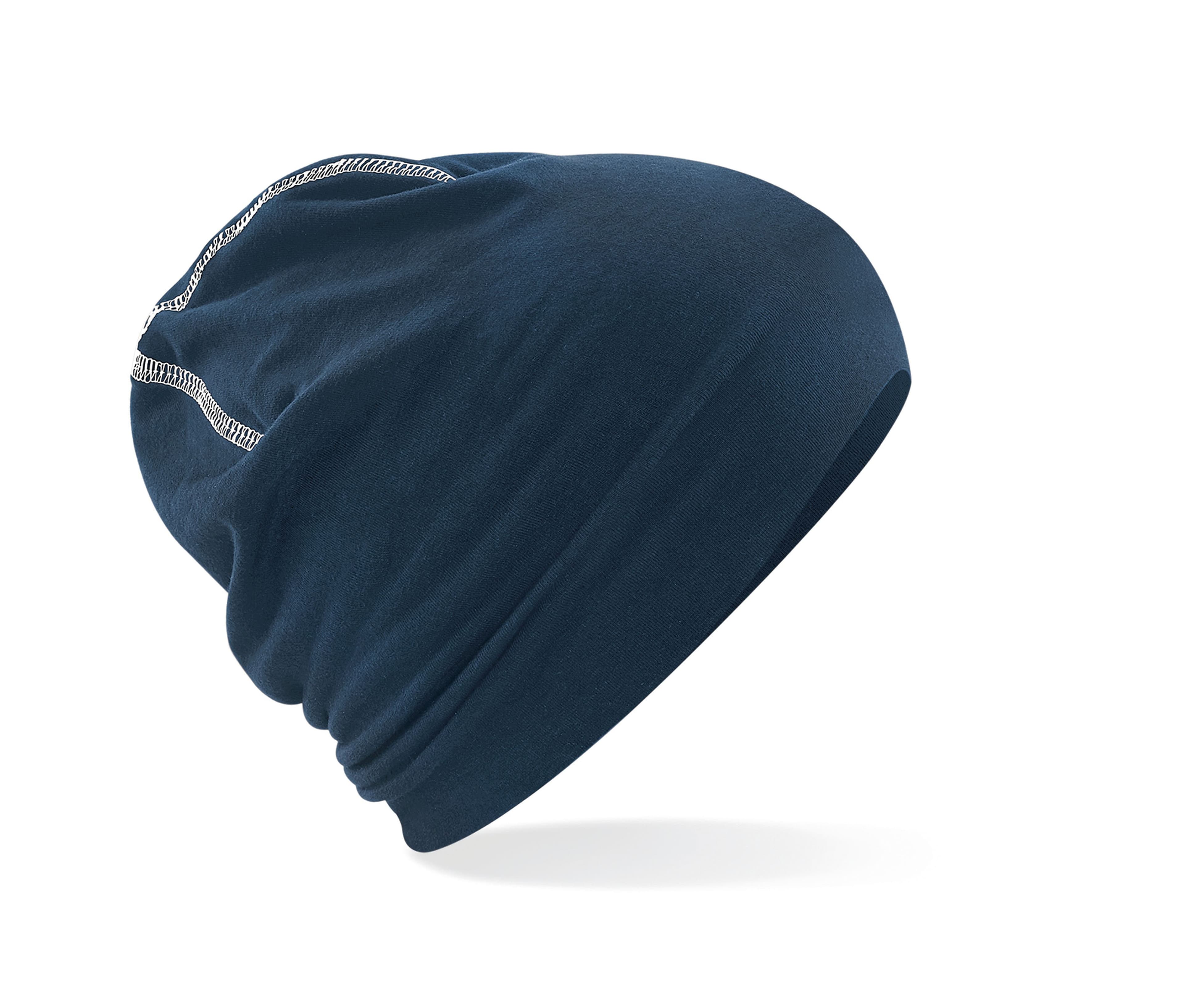 Bonnet en coton Hemsedal FRENCH NAVY/WHITE