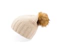 ATLANTIS HEADWEAR Bonnet pompon Monte Bianco NATURAL/BEIGE
