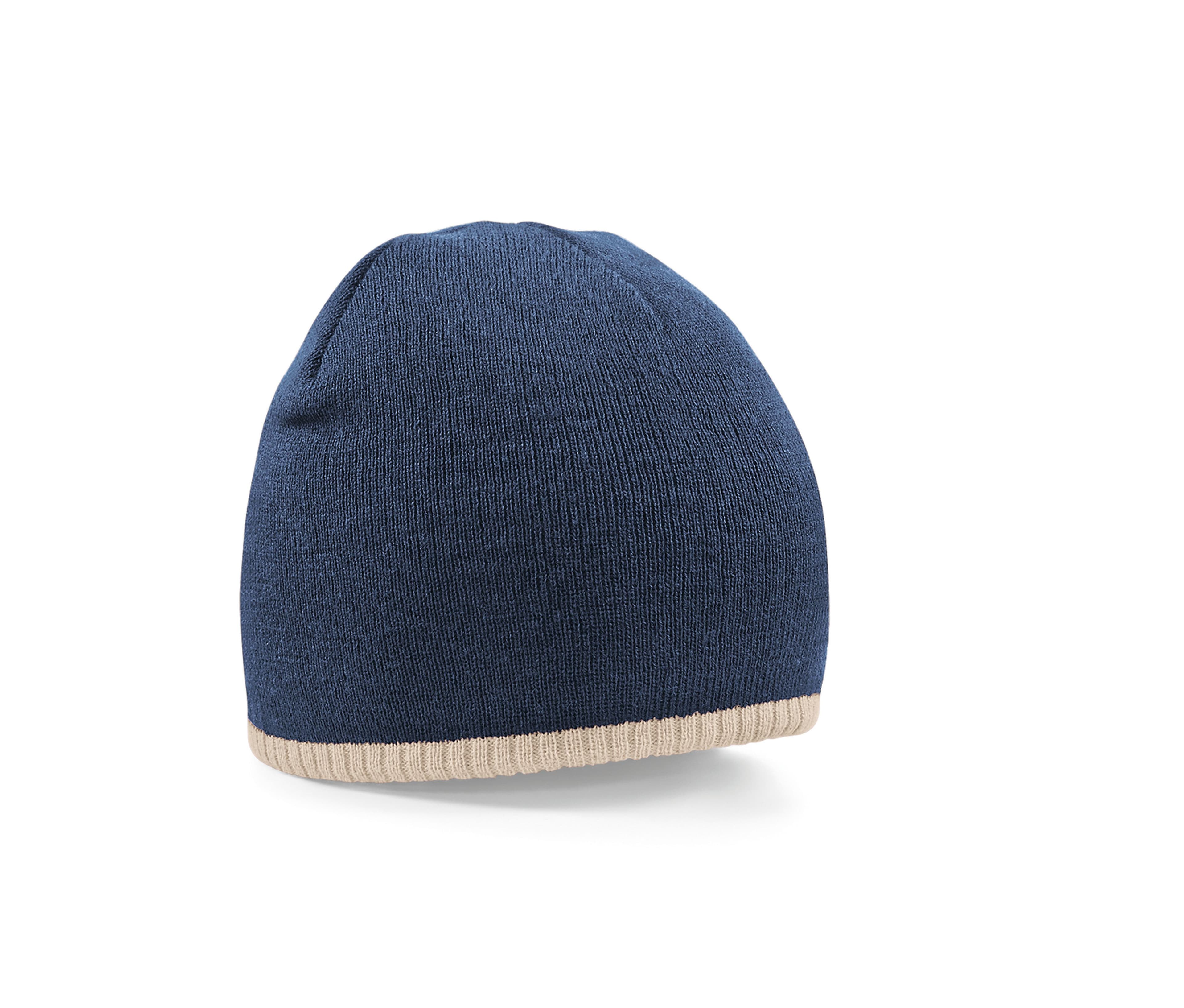 Bonnet bicolore FRENCH NAVY/STONE