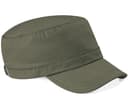 BEECHFIELD Casquette armée coton lourd délavé OLIVE