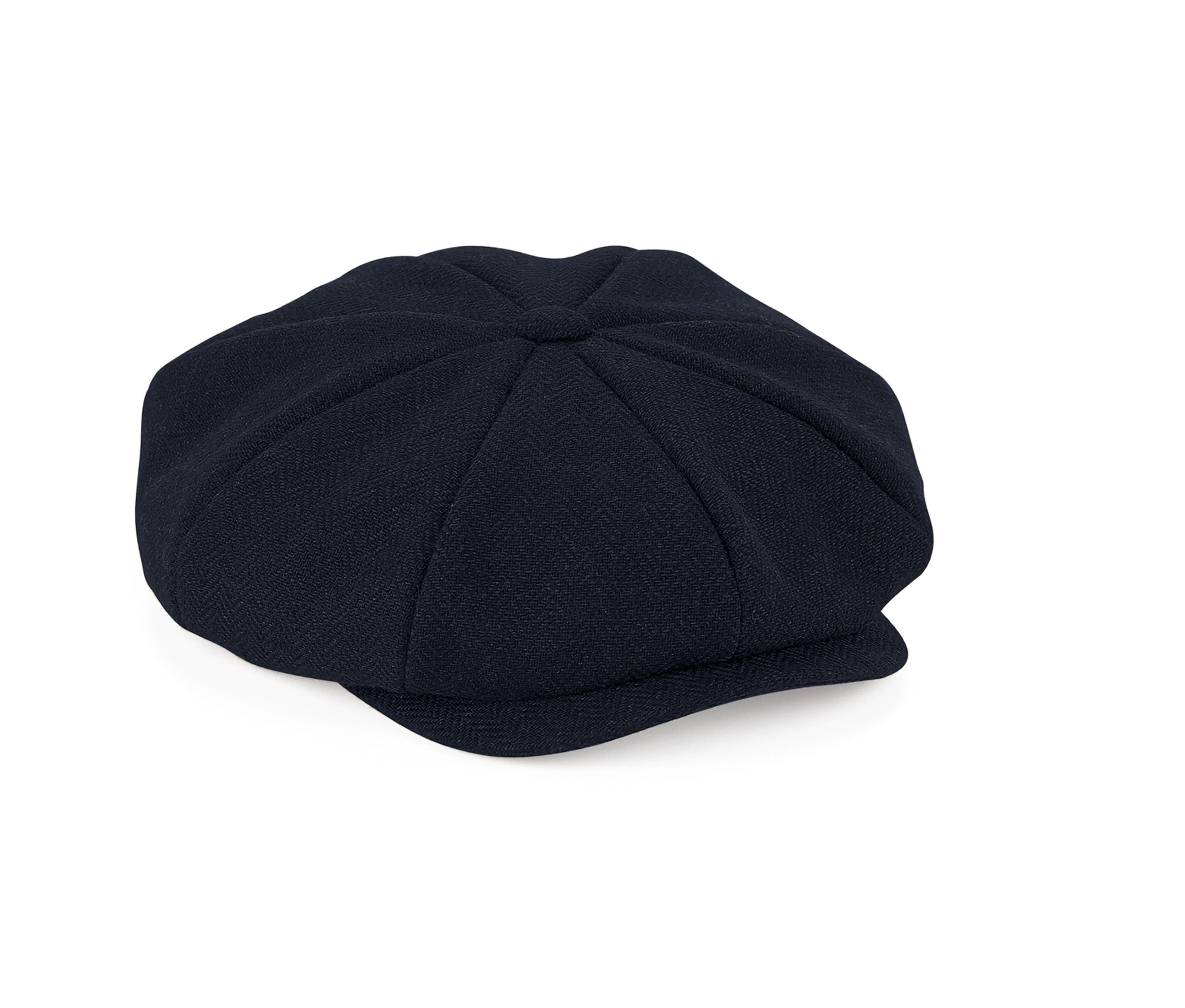 Casquette gavroche Héritage NAVY HERRINGBONE