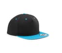 BEECHFIELD Casquette 5 pans avec visière contrastée BLACK/SURF BLUE