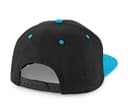 BEECHFIELD Casquette 5 pans avec visière contrastée BLACK/SURF BLUE