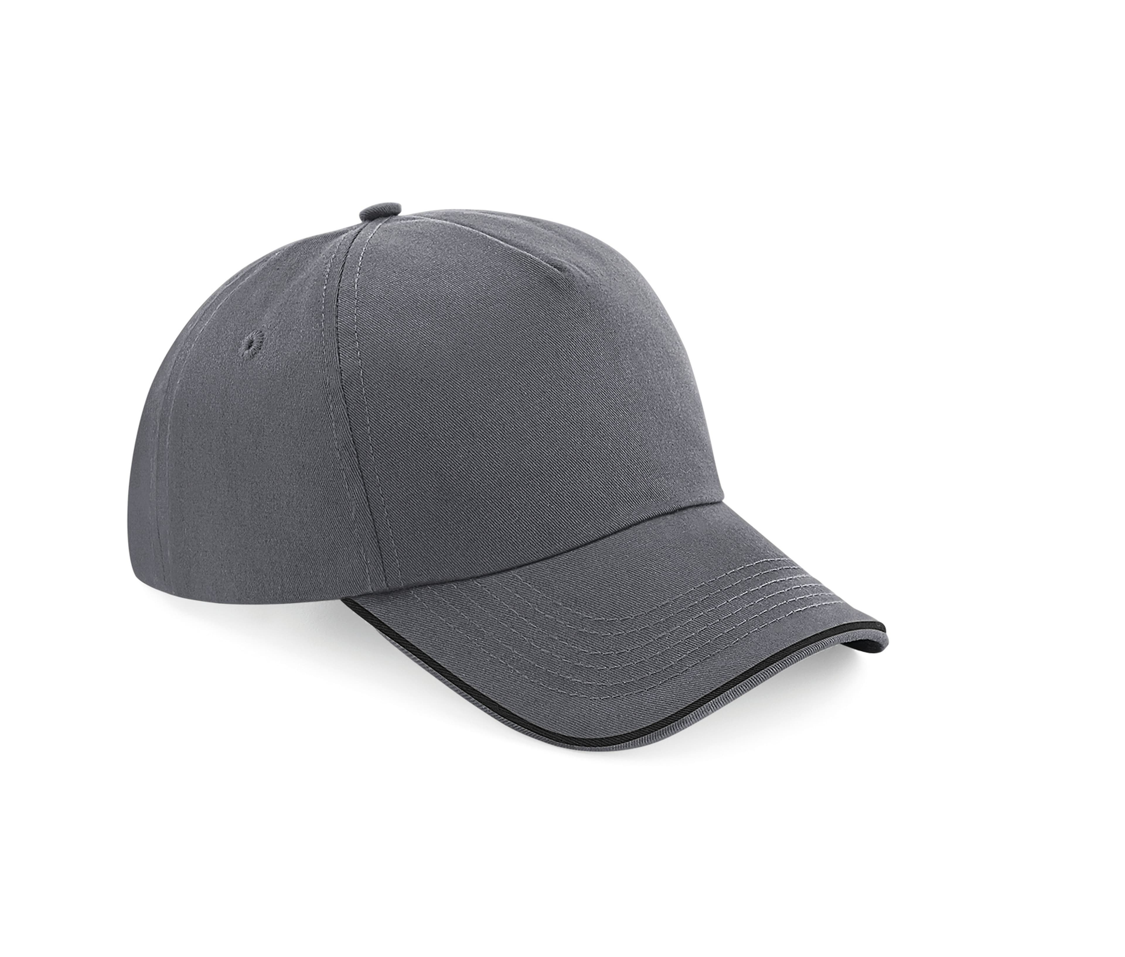 Casquette Authentic visière passepoilée GRAPHITE GREY / BLACK