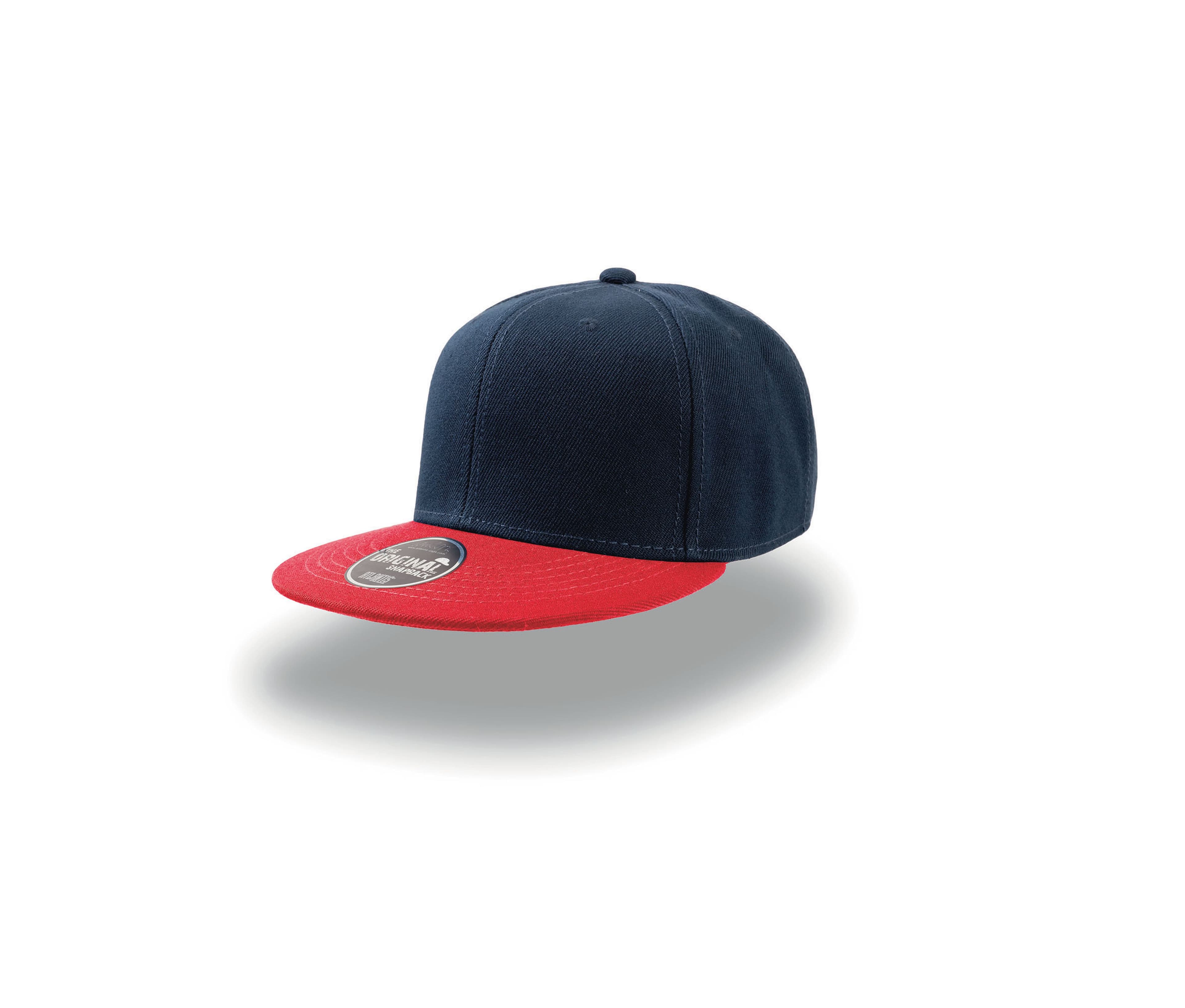 Casquette Snap visière plate NAVY/RED