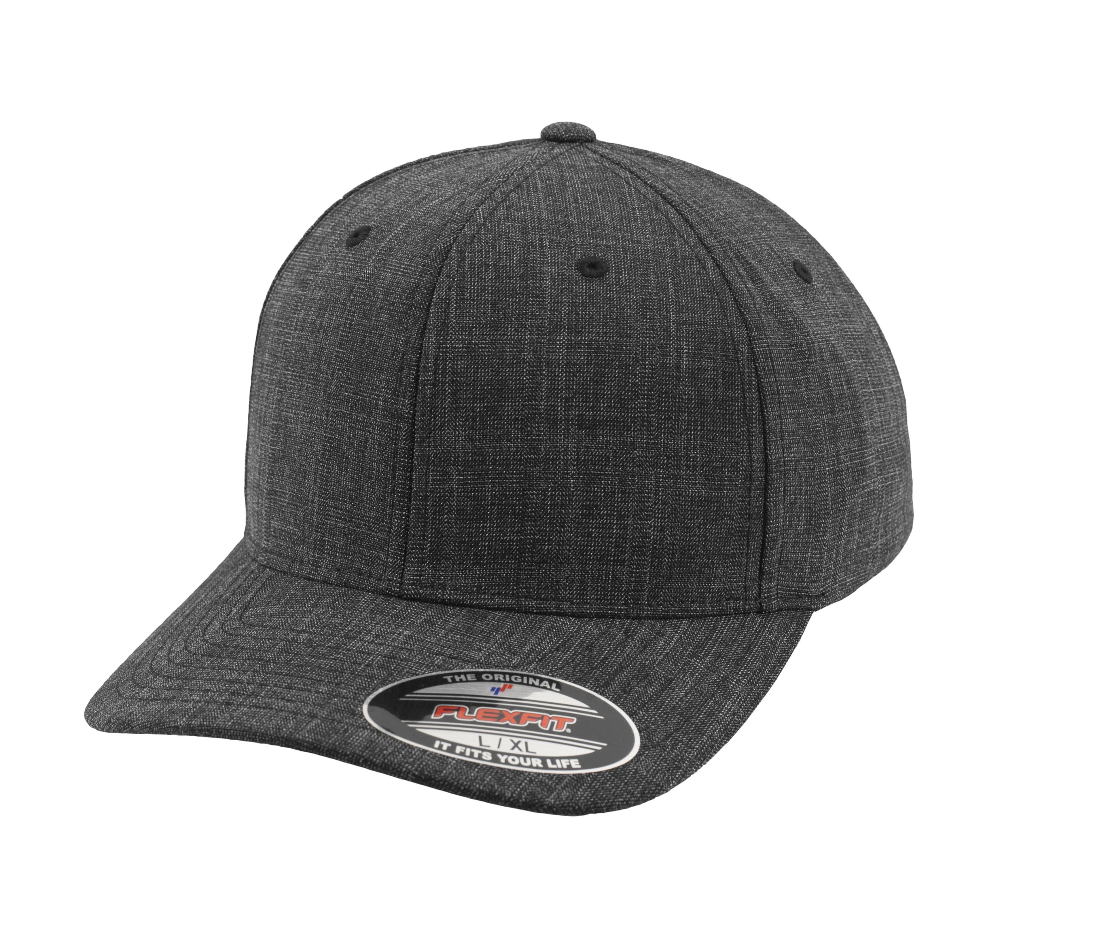 Casquette 6 pans Flexfit BLACK