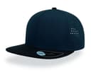 ATLANTIS HEADWEAR Casquette visière plate 6 pans NAVY/BLACK