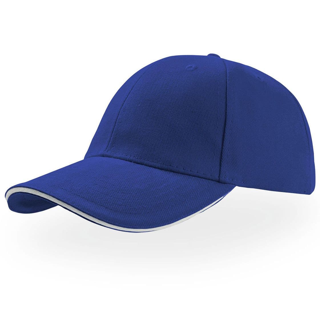 Casquette 6 panneaux sandwich ROYAL/WHITE