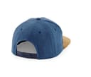 BEECHFIELD Casquette visière aspect daim DENIM BLUE