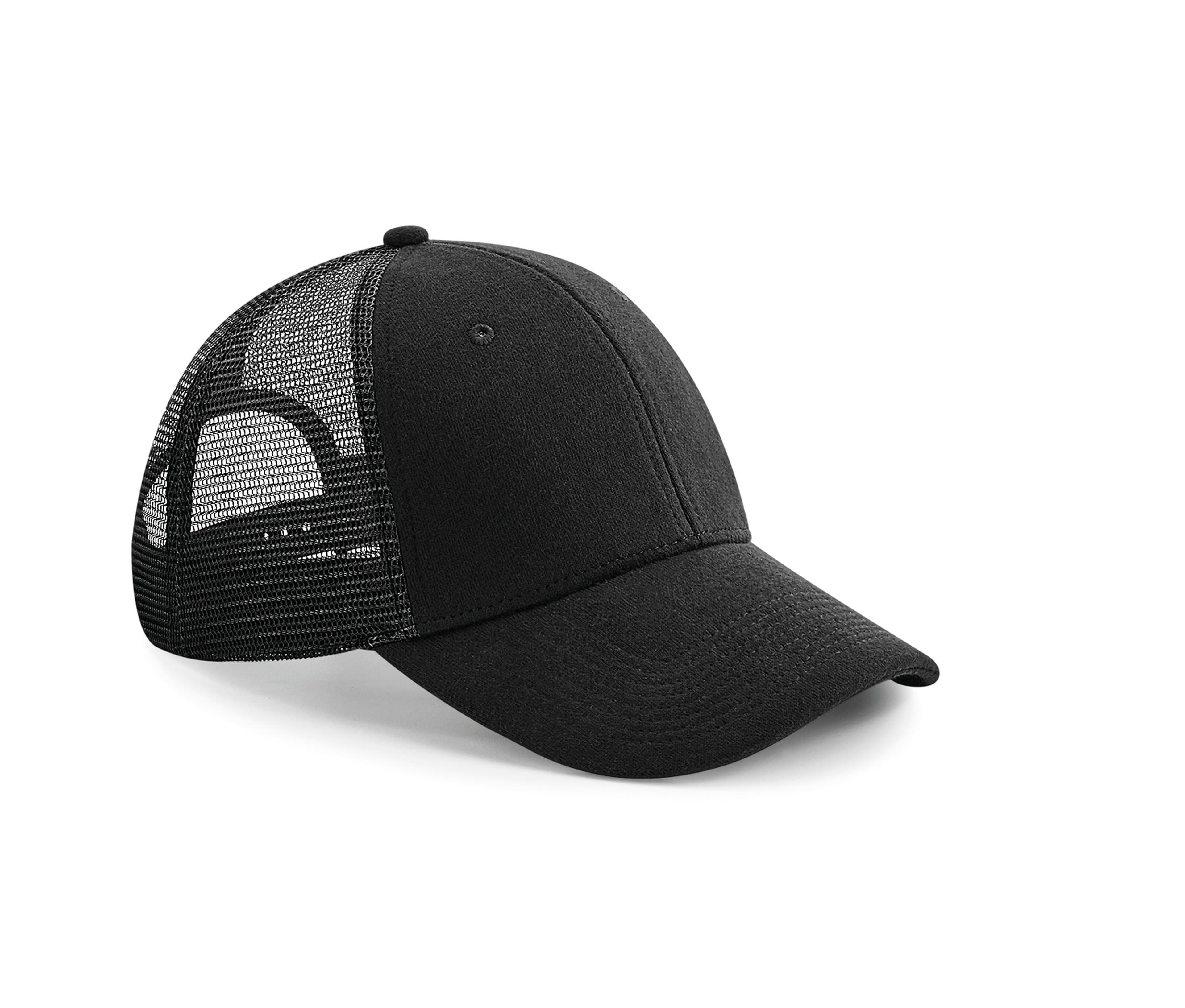 Casquette filet Athleisure en jersey BLACK