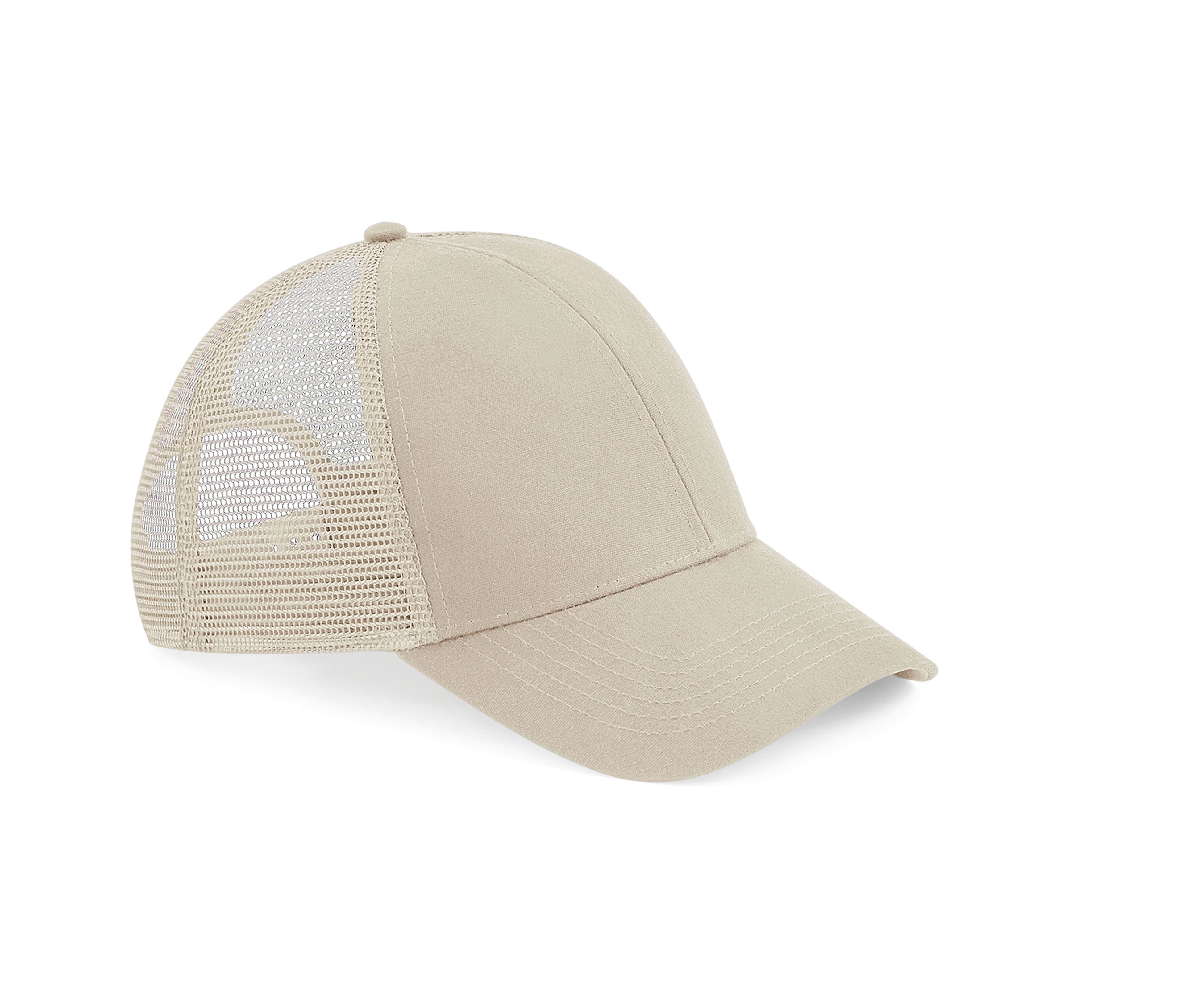 Casquette filet en coton bio SAND