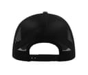 ATLANTIS HEADWEAR Casquette 5 pans style trucker en coton DARK GREY/BLACK