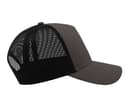 ATLANTIS HEADWEAR Casquette 5 pans style trucker en coton DARK GREY/BLACK
