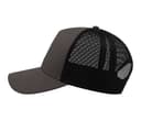 ATLANTIS HEADWEAR Casquette 5 pans style trucker en coton DARK GREY/BLACK