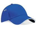 BEECHFIELD Casquette 5 panneaux bicolore ROYAL/WHITE