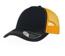 ATLANTIS HEADWEAR Casquette Rapper en coton canvas NAVY/YELLOW