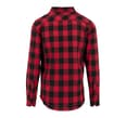 BUILD YOUR BRAND Chemise en flanelle BLACK/RED