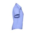 RUSSELL COLLECTION LADIES' SHORT SLEEVE TAILORED ULTIMATE NON-IRON SHIRT BRIGHT SKY