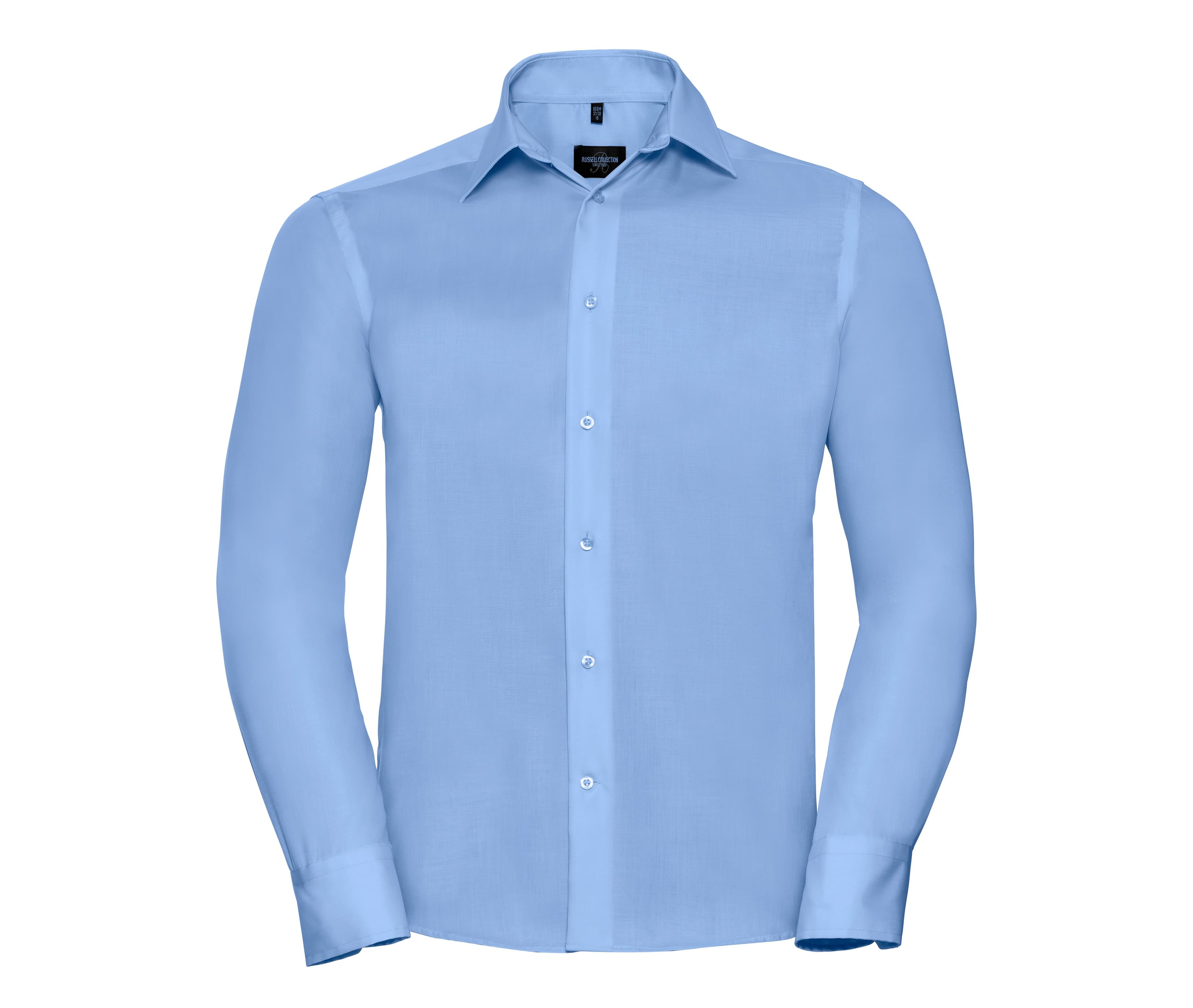 MEN'S LONG SLEEVE TAILORED ULTIMATE NON-IRON SHIRT BRIGHT SKY