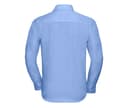 RUSSELL COLLECTION MEN'S LONG SLEEVE TAILORED ULTIMATE NON-IRON SHIRT BRIGHT SKY