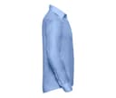 RUSSELL COLLECTION MEN'S LONG SLEEVE TAILORED ULTIMATE NON-IRON SHIRT BRIGHT SKY
