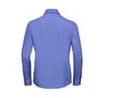 RUSSELL COLLECTION LADIES' LONG SLEEVE CLASSIC POLYCOTTON POPLIN SHIRT CORPORATE BLUE